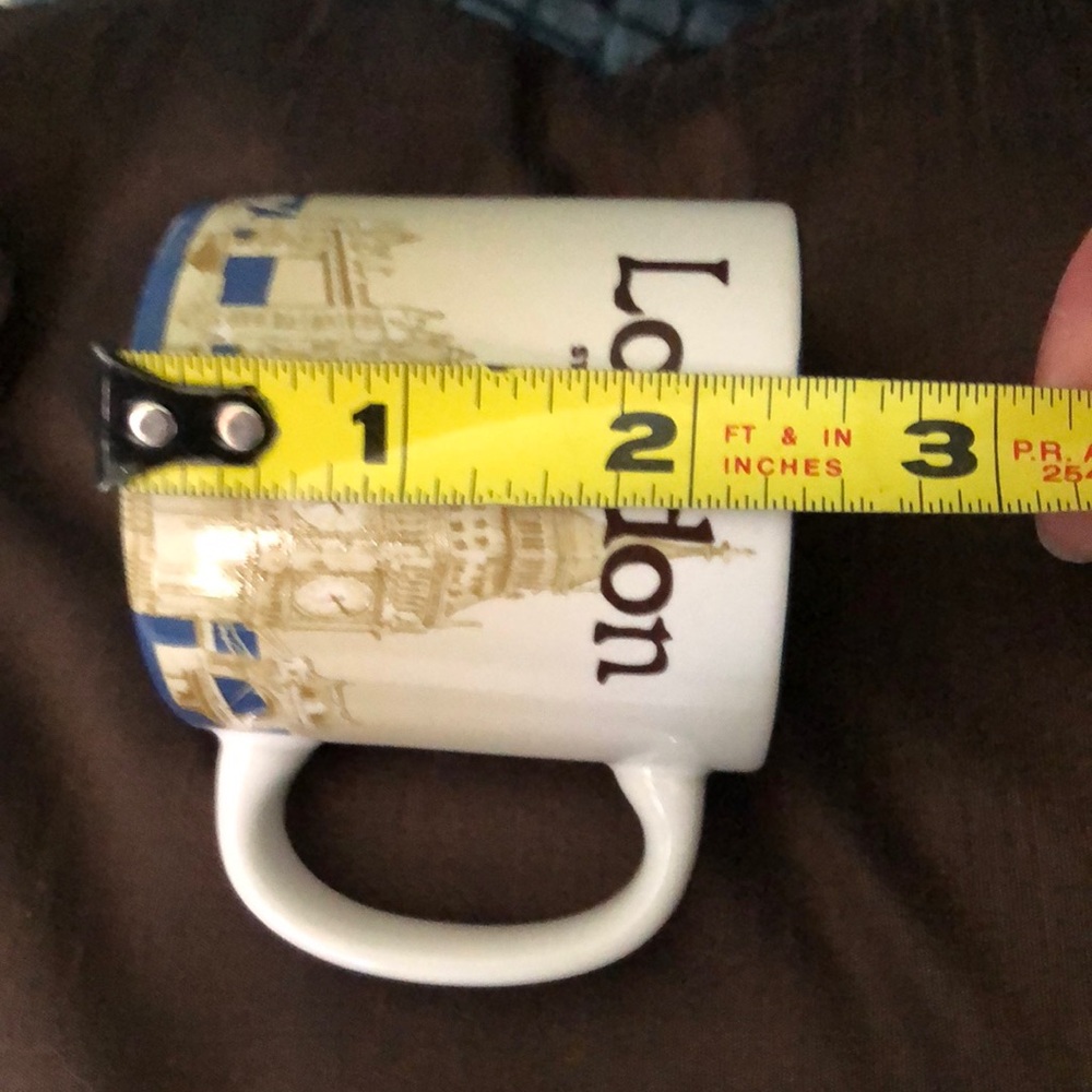 Starbucks Brown and Blue Espresso Mugs - Picture 6 of 7